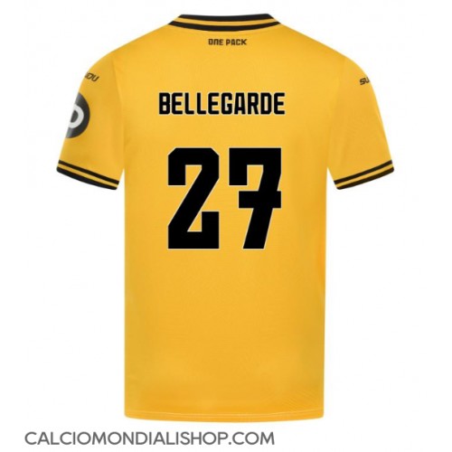 Maglie da calcio Wolves Jean-Ricner Bellegarde #27 Prima Maglia 2024-25 Manica Corta